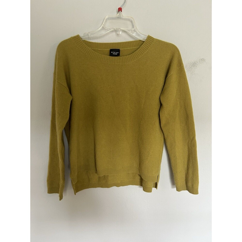 Bitte Kai Rand 100% Cashmere Crewneck Sweater Size Small Minimalist Staple Chic